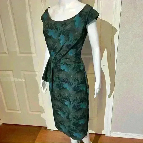 Chiara Boni La Petite Robe Phillida Floral Sheath Cocktail Dress Italy 46 - Picture 10 of 14